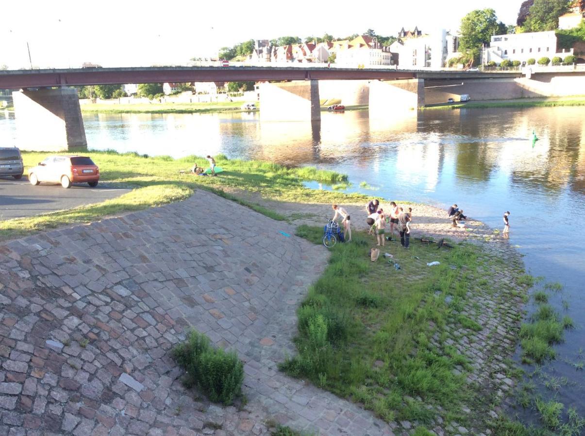 Meißen Apartments At Old Town Bridge Altstadt, Elbestrand, Fahrradweg, Schiffsanleger מראה חיצוני תמונה